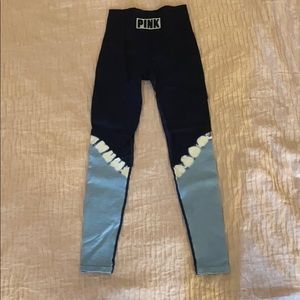 Pink tie dye leggings